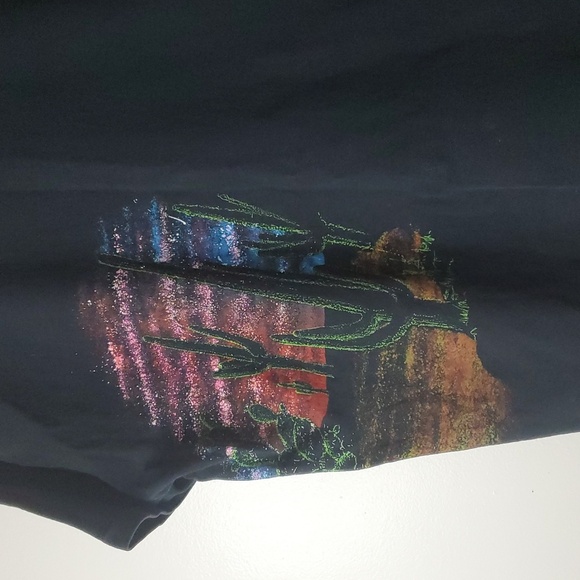 Vintage 90's Single Stitch Rattlesnake Desert Graphic T-Shirt Size Large - Picture 6 of 8